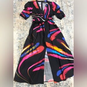 Gabrielle Union Multicolor Maxi Dress